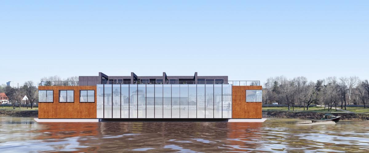 Pontoon will enrich the Danube embankment